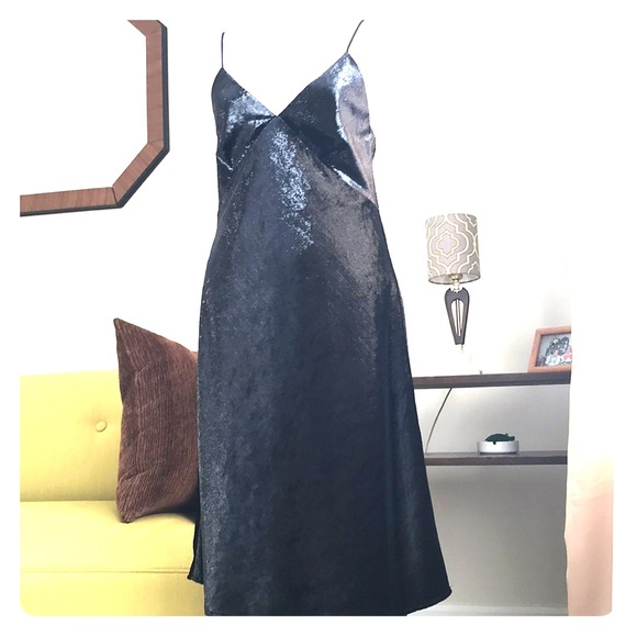 Bailey 44 Black Metallic Velvet Dress - Picture 6 of 8